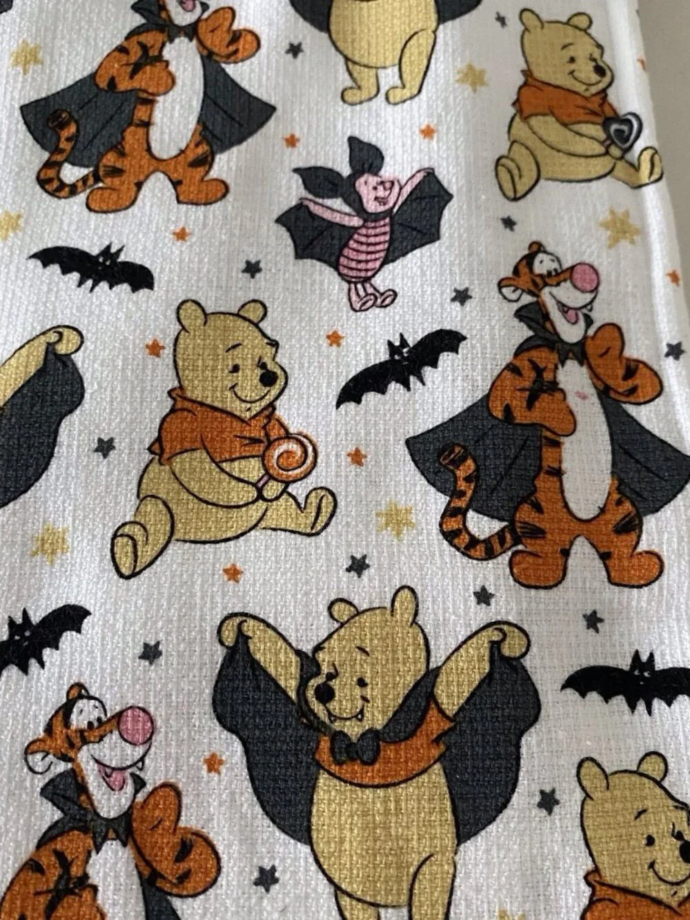 2 Pack Disney Winnie The Pooh & Friends Halloween Kitchen Towels 16 X 26” NEW